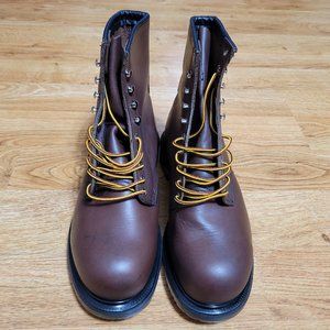 Red Wing 2233 Supersole 8” Steel Toe Boot Brown Oil Resistant Men’s FACTORY 2ND